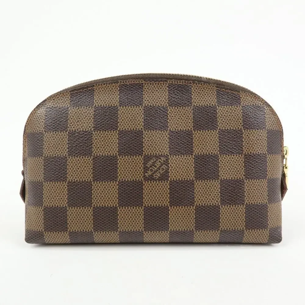 Louis Vuitton Damier Ebene Cosmetic Brown